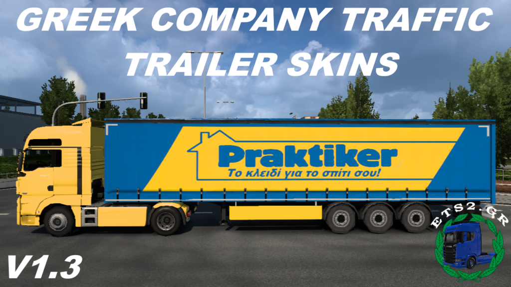 GREEK COMPANY TRAFFIC TRAILER SKINS  V1.3